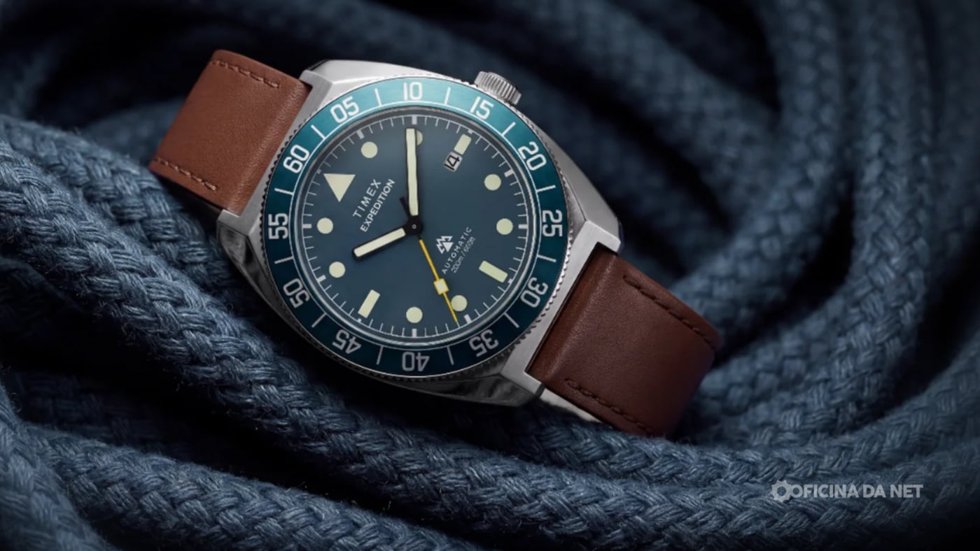 Timex lança relógio de mergulho com vidro de safira e resistência de 200 metros