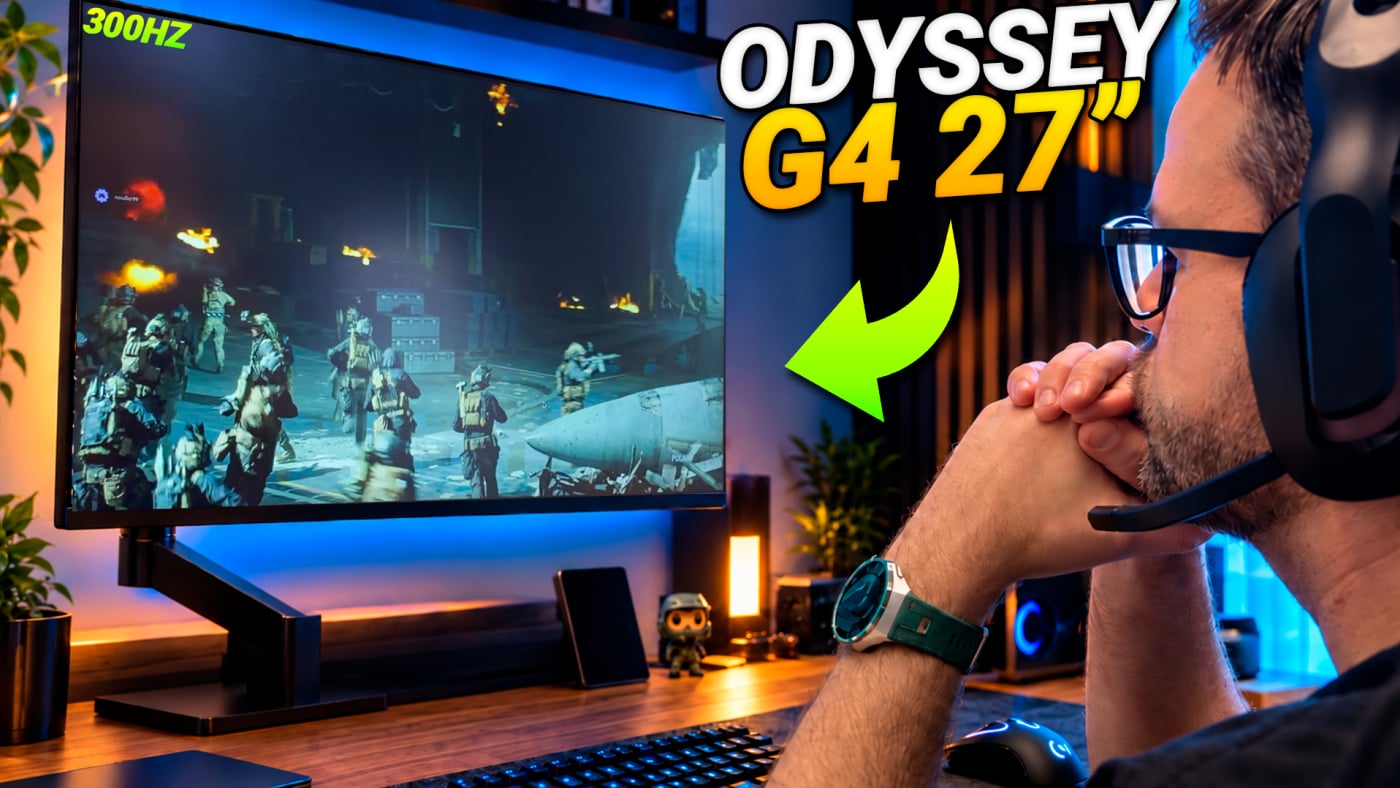 Samsung Odyssey G4 27 Review: 300Hz por R$ 1.799 vale a pena
