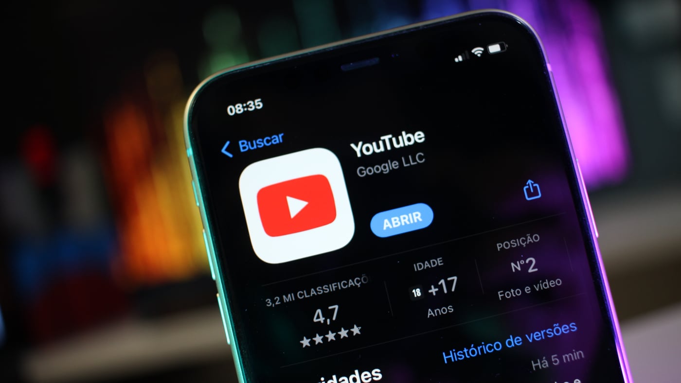 YouTube enfrenta bug que limita vídeos a 480p no celular