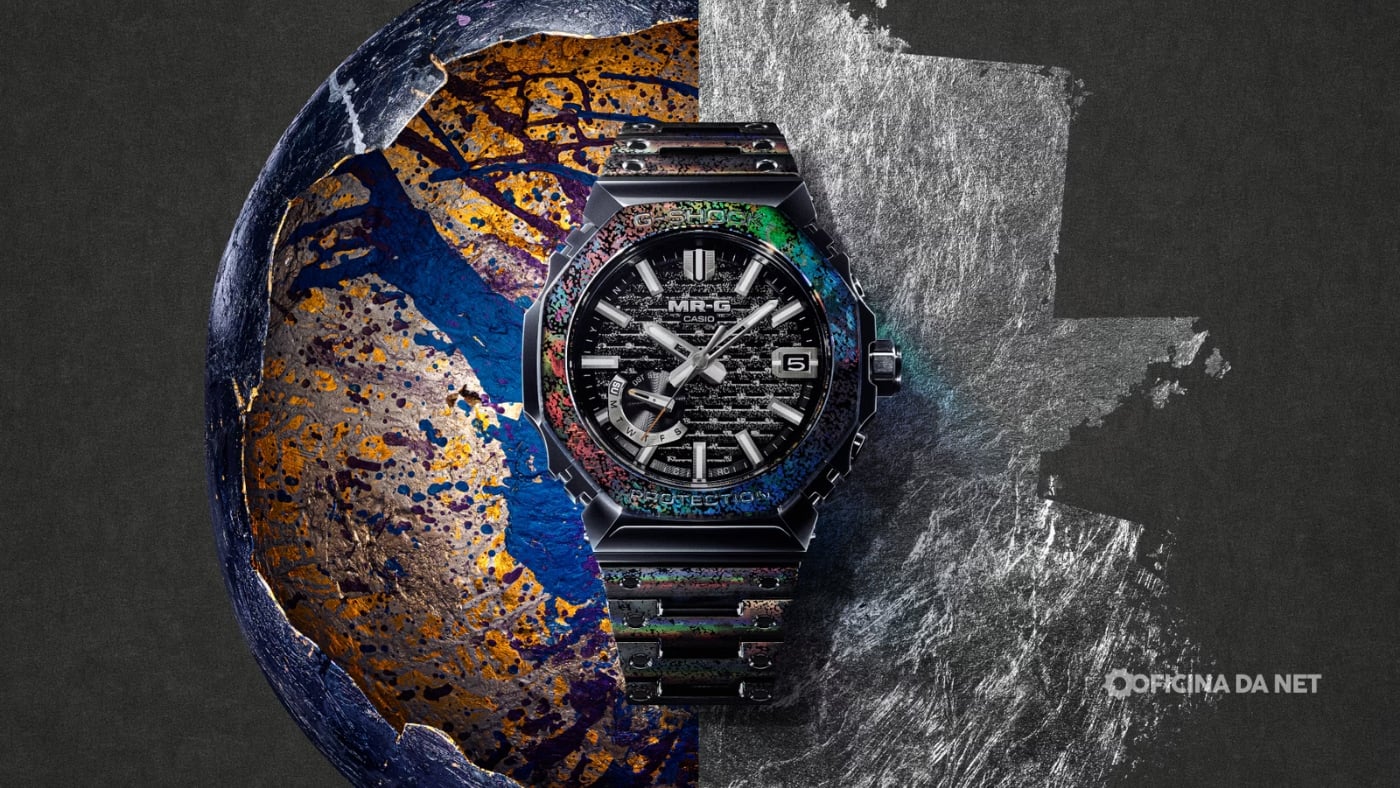Casio lança G-Shock raro com detalhes em platina que custa incríveis R$ 36 mil