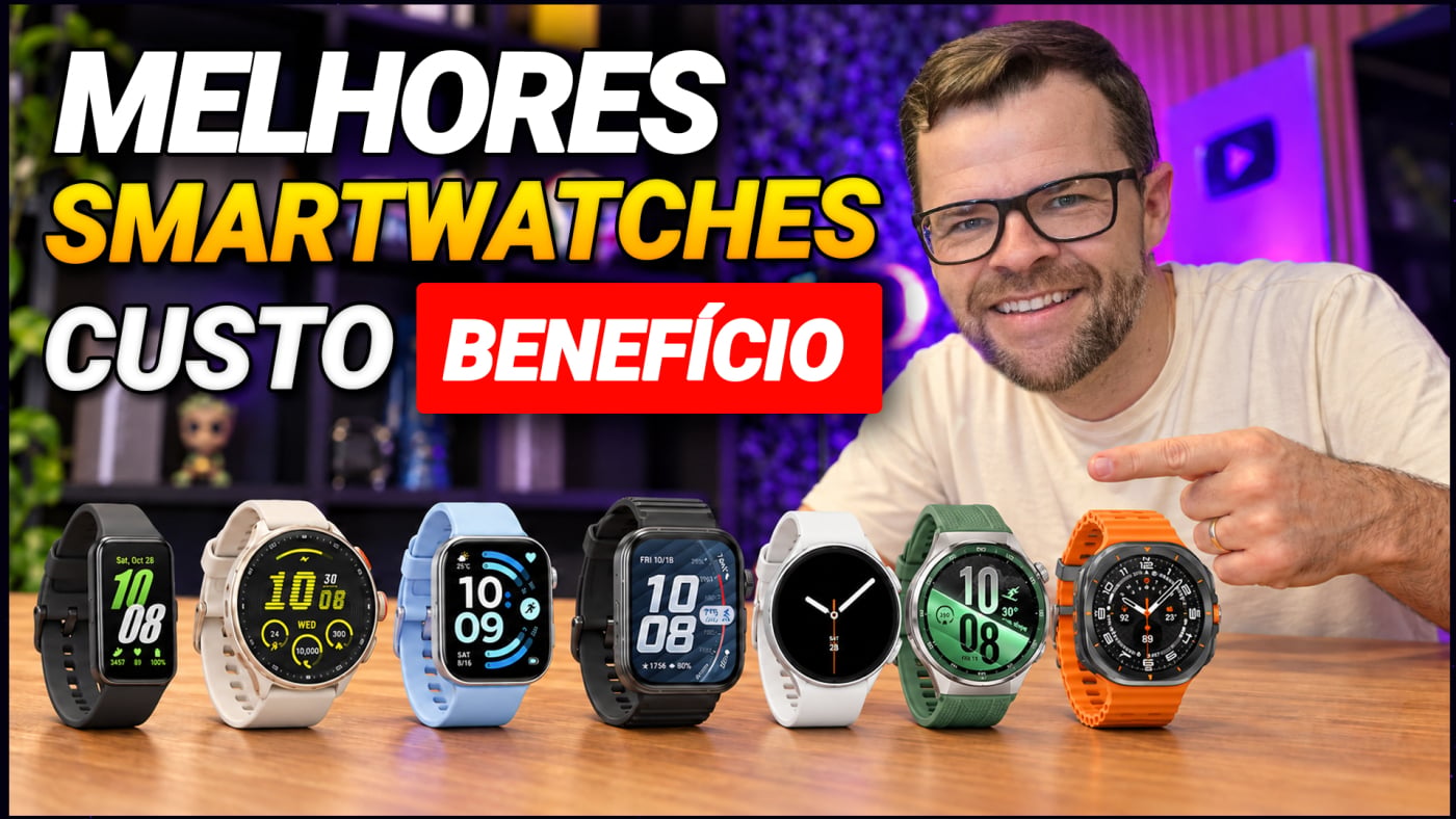 TOP 7 melhores smartwatches custo benefício
