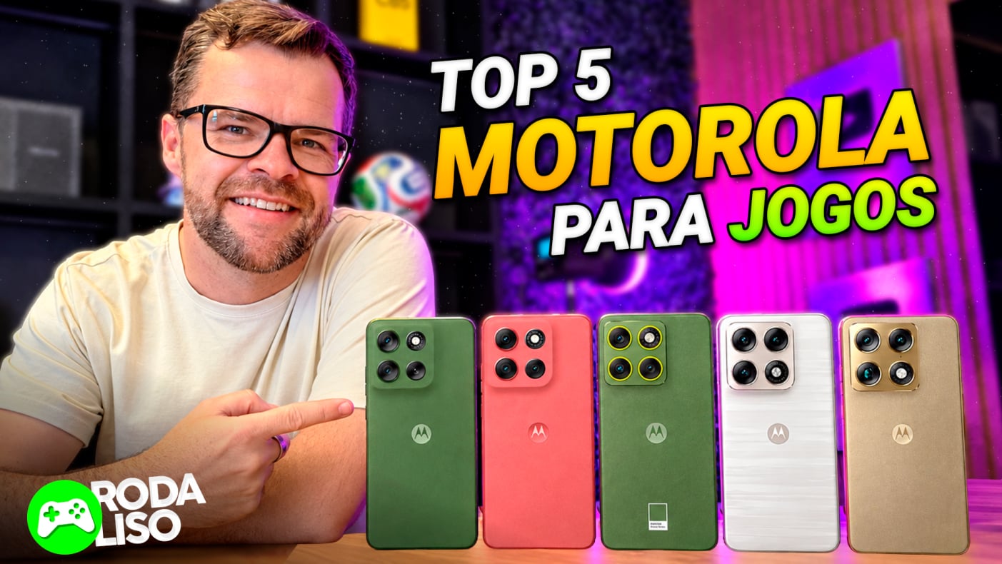 Os 5 melhores MOTOROLAS para JOGOS em 2026