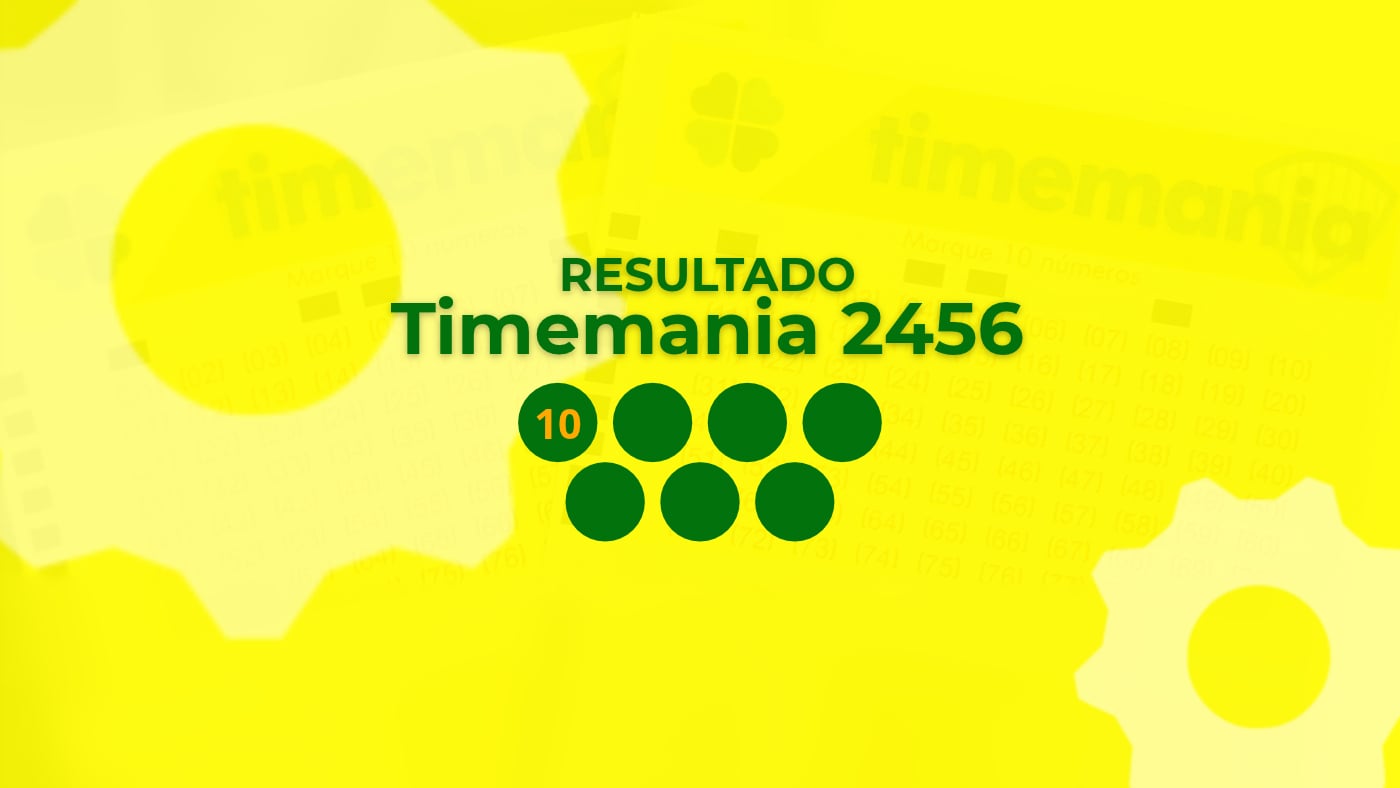 Resultado Timemania 2456: confira o resultado atualizado