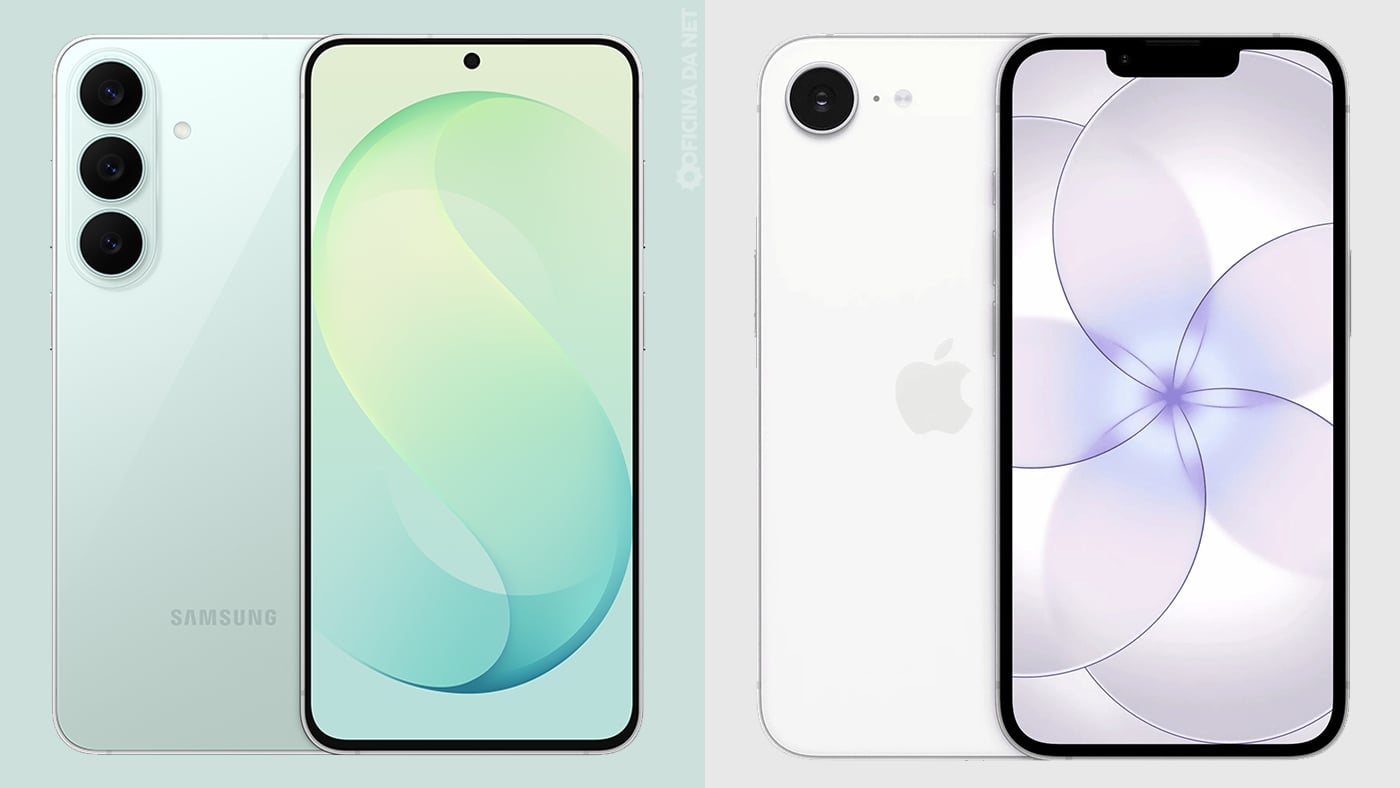 Galaxy S26 FE vs iPhone 17e: qual a melhor opção