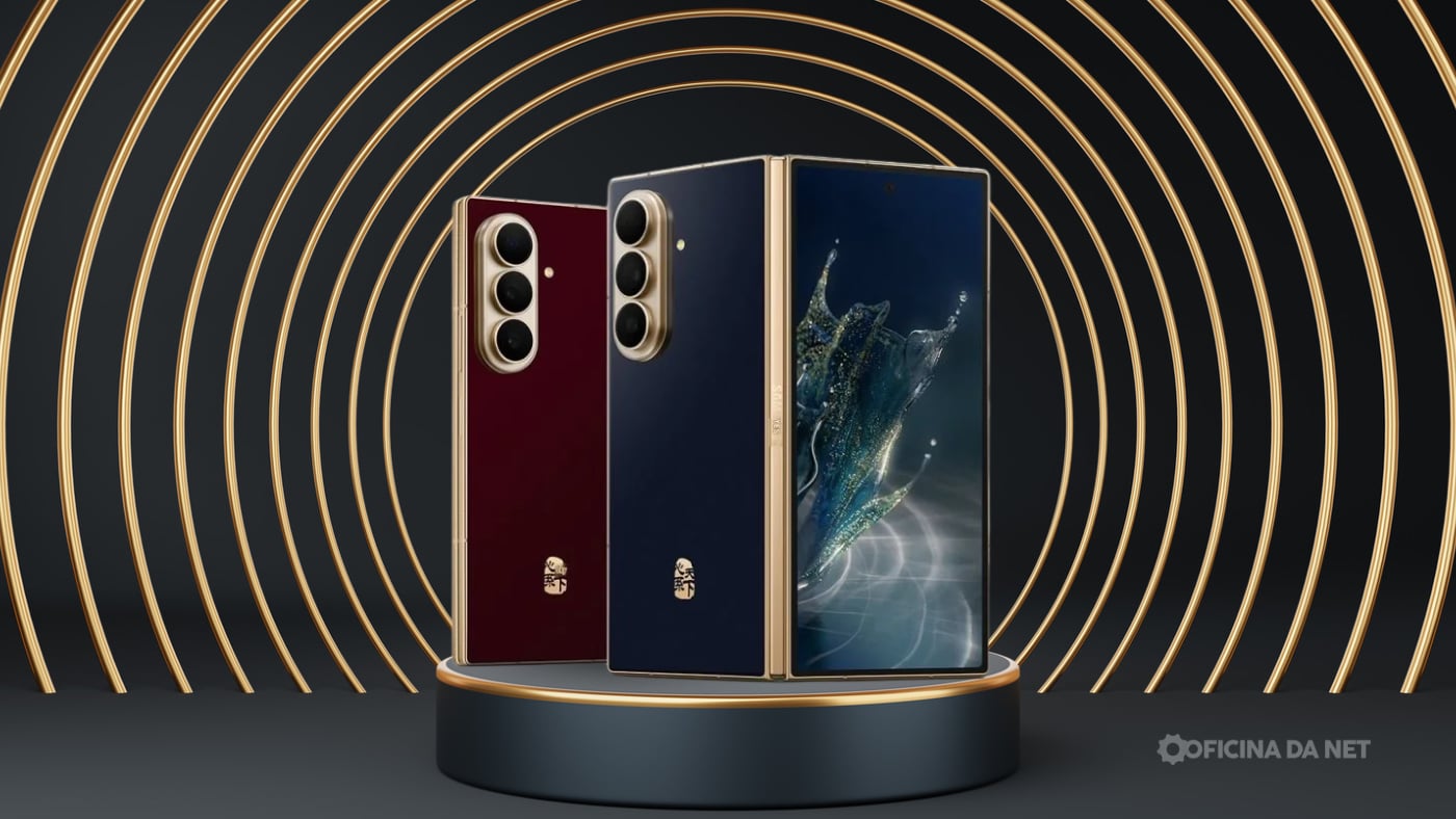 Samsung lança novo dobrável com mais RAM e acabamento de luxo, mas sem lançamento no Brasil