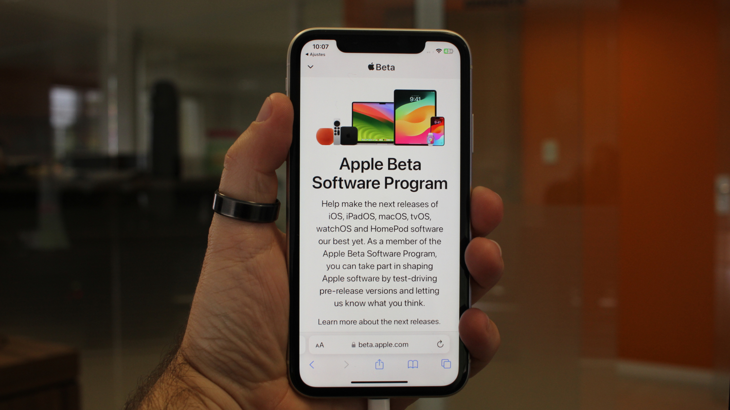 Atualizei meu iPhone para o novo IOS 18. Claro que é versão