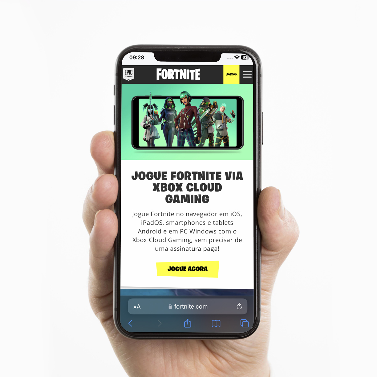 Fortnite está disponível via Xbox Cloud Gaming sem a necessidade de  assinatura paga