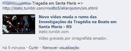 Suposto vídeo sobre tragédia em Santa Maria é vírus Suposto vídeo sobre tragédia em Santa Maria é vírus