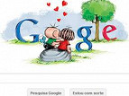 Google junta Cebolinha e Mônica para comemorar o Dia dos Namorados