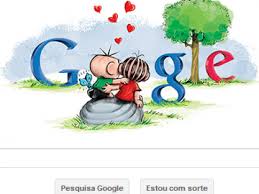 Google junta Cebolinha e Mônica para comemorar o Dia dos Namorados Google junta Cebolinha e Mônica para comemorar o Dia dos Namorados