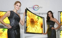 Samsung lança TV de tela curva e 55 polegadas Samsung lança TV de tela curva e 55 polegadas
