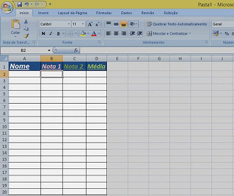 Como fazer uma tabela no Excel