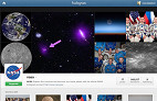 NASA cria perfil no Instagram e já possui mais de 150 mil seguidores