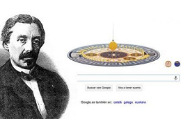 Google presta homenagem ao cientistas francês Jean Bernard Léon Foucault Google presta homenagem ao cientistas francês Jean Bernard Léon Foucault
