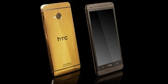 HTC lanÃ§a ediÃ§Ã£o limitada do modelo One fabricado em ouro de verdade