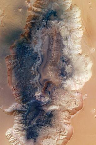 Sonda Mars Express encontra um Grand Canyon em Marte