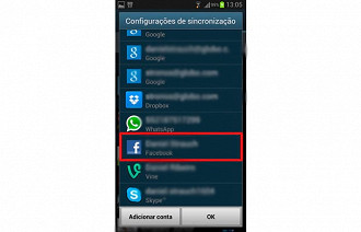 Como ocultar os contatos do Facebook no Android