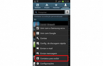 Como ocultar os contatos do Facebook no Android