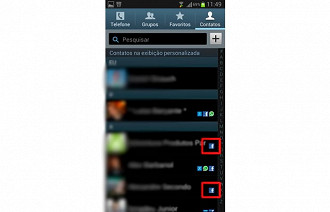 Como ocultar os contatos do Facebook no Android