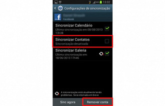 Como ocultar os contatos do Facebook no Android