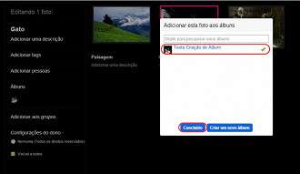 Como criar um Ã¡lbum de fotos no Flickr