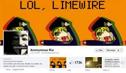 Página do Anonymous Rio foi hackeada no Facebook Página do Anonymous Rio foi hackeada no Facebook