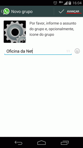 Criando um grupo no WhatsApp #3