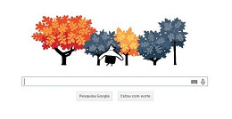 Doodle do Google marca início do outono Doodle do Google marca início do outono