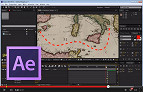 After Effects: Criando rota tracejada em um mapa