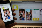 Em busca de mais popularidade, Snapchat acrescenta mensagens de texto Em busca de mais popularidade, Snapchat acrescenta mensagens de texto