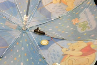 Guarda-chuva inteligente ajuda na captação de dados climáticos