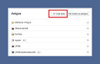 Como criar uma lista de amigos no Facebook