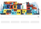 Doodle do Google é inspirado nas favelas cariocas