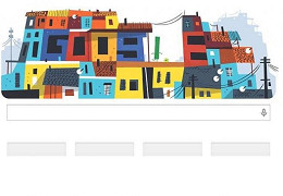 Doodle do Google é inspirado nas favelas cariocas Doodle do Google é inspirado nas favelas cariocas