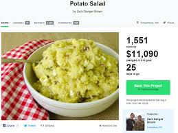 Com vaquinha, homem arrecada US$ 11 mil para fazer salada de batatas Com vaquinha, homem arrecada US$ 11 mil para fazer salada de batatas