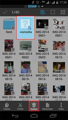 Como ocultar imagens e vÃ­deos do Whatsapp?