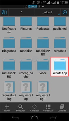 Como ocultar imagens e vÃ­deos do Whatsapp?