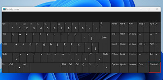 Desative o NumLock