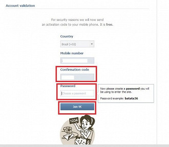 Entrar no VK Brasil