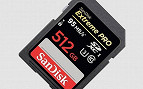 SanDisk anuncia o lançamento do cartão SD de 512GB de espaço