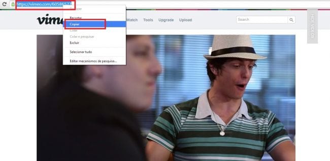 Como baixar vídeos no Vimeo?