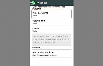 Como remover o visto pela Ãºltima vez do WhatsApp