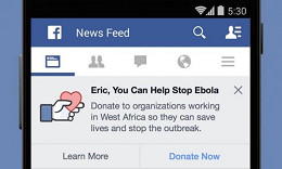 Facebook na luta contra o ebola Facebook na luta contra o ebola