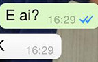 WhatsApp para Android permite a exclusão da dupla seta WhatsApp para Android permite a exclusão da dupla seta
