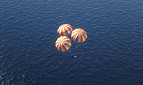 Orion cumpre com louvor seu teste ao redor da Terra Orion cumpre com louvor seu teste ao redor da Terra
