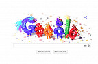 Google presta sua homenagem ao Carnaval com o doodle do dia