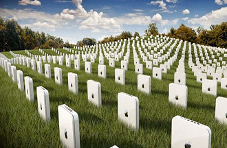 O cemitério e fracassos da Apple