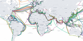 Mapa da rede mundial de computadores