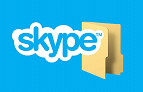 Como mudar a pasta de downloads do Skype?