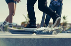 Skate voador é testado na Espanha Skate voador é testado na Espanha